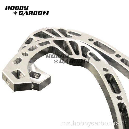 Bahagian aluminium pemesinan cnc berketepatan tinggi Hobbycarbon